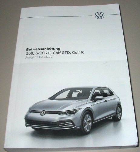 Betriebsanleitung golf viii - vw,