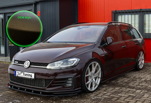 Front spoiler lip wings made - lip,