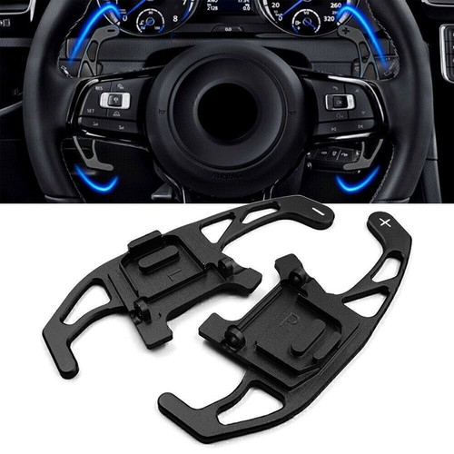 Black steering wheel paddle - black,