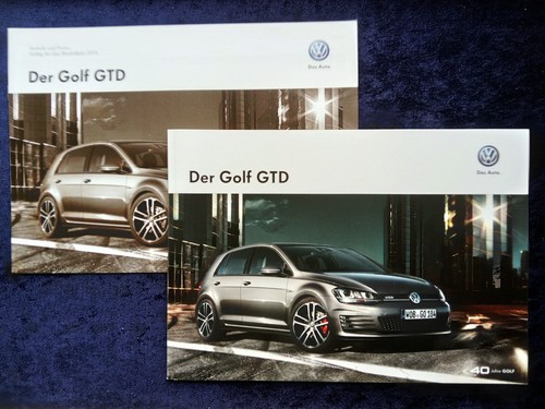 Golf gtd - vw, brochure