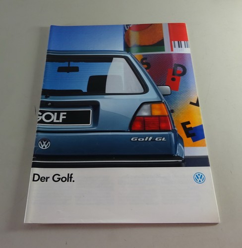 Brochure golf ii - vw,
