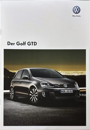 Golf gtd brochure - vw,