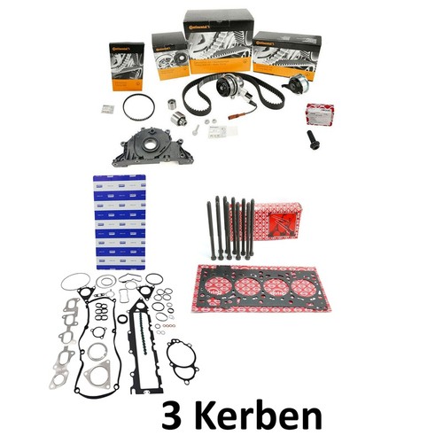 Gasket full set notches - gasket,