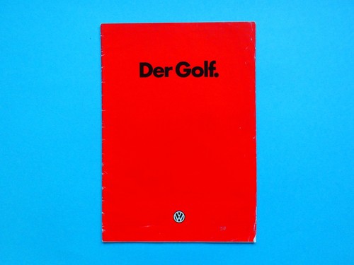 Brochure catalogue vw golf - -,