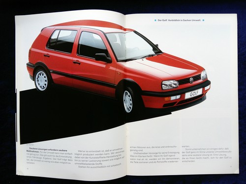 Golf brochure 8 1993 - vw,