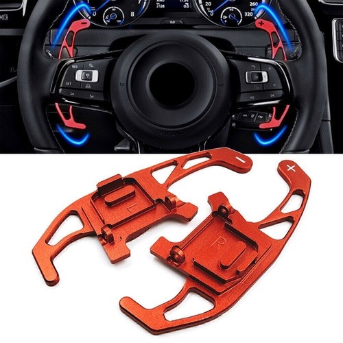 Red steering wheel paddle - red,