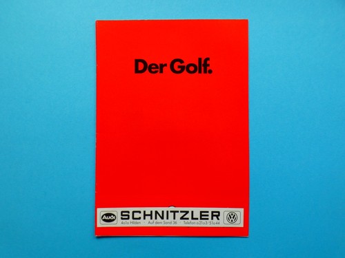 Brochure catalogue vw golf - /,