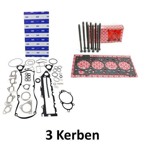 Gasket full set 3 notches - gasket, +